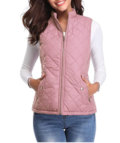 Slim Fit Warm Women's Gilet Jacket - Pexav
