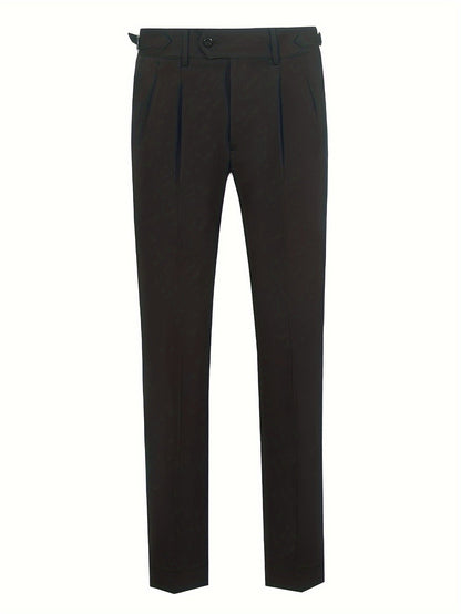 Lightweight Black Business Trousers for Men - Finn-S-Nora Luxe