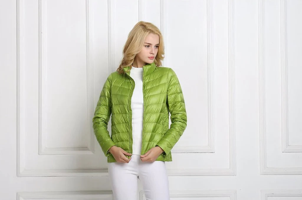 Warm Down Puffer Jacket for Ladies