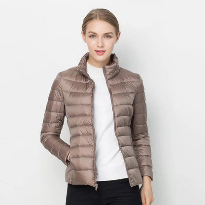Warm Down Puffer Jacket for Ladies
