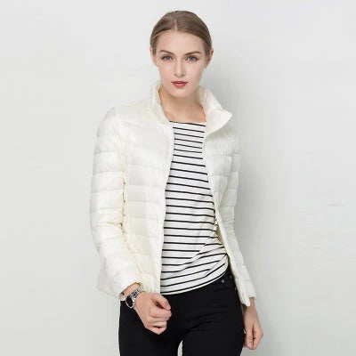 Warm Down Puffer Jacket for Ladies