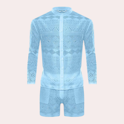 Lightweight Edge Somerset for Men - Cai-Light blue-S-Nora Luxe