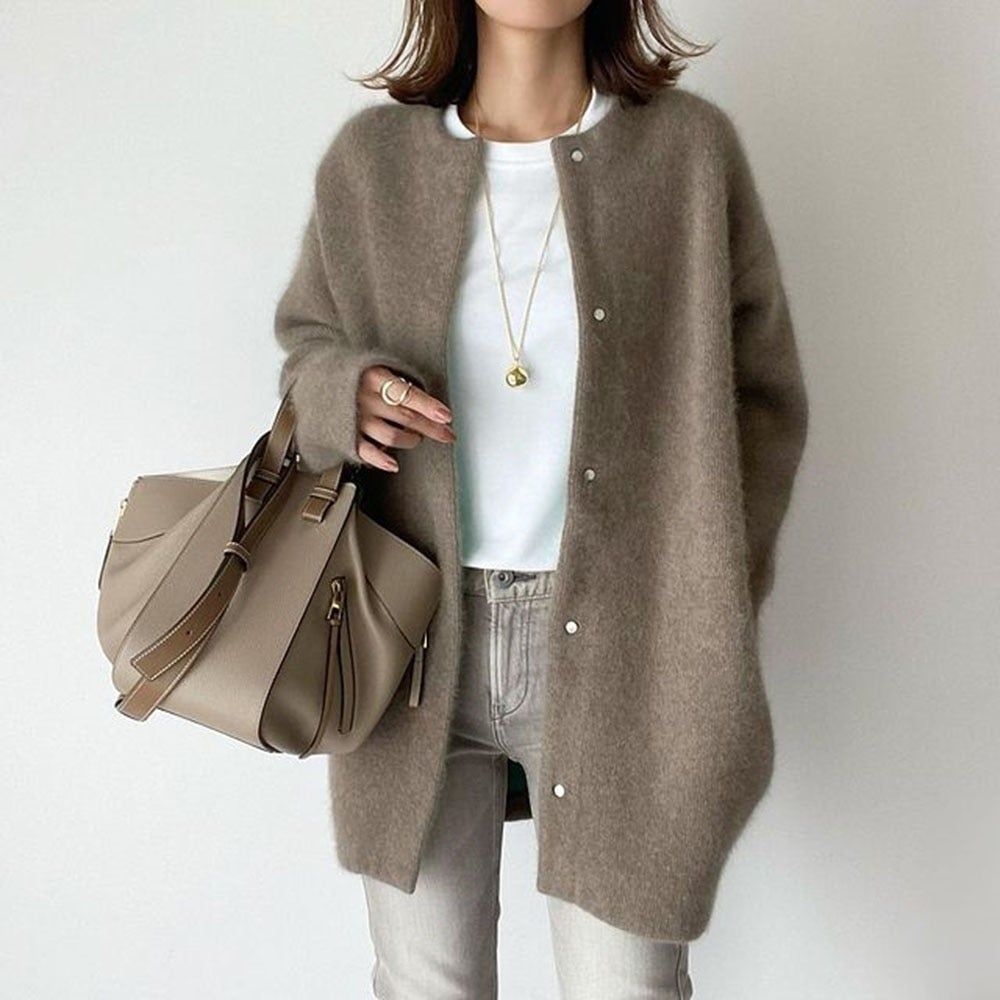 Classic Beige Casual Summer Jacket - Pexav