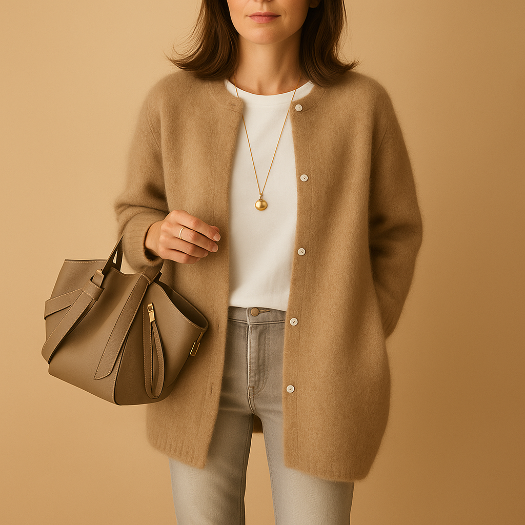 Soft Open Front Cardigan for Women - Nocini