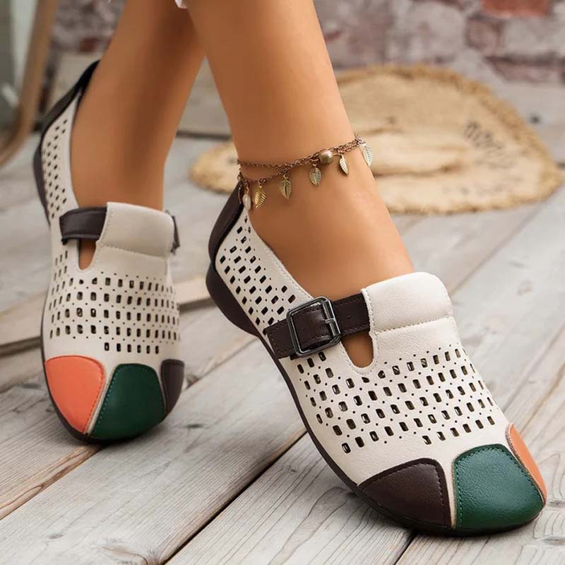 Comfortable Women's Buckle Sandals - Pexav