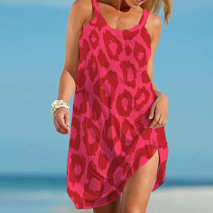 Sexy Leopard Sundress for Women - Pexav