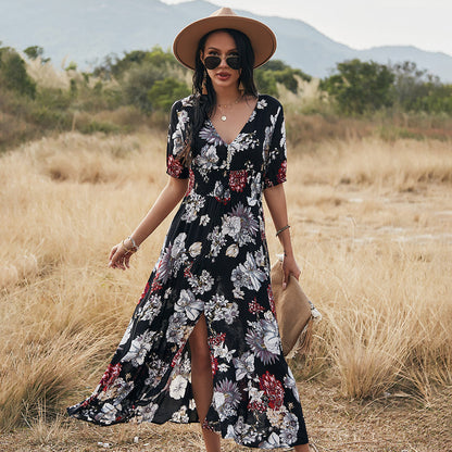 Comfortable Flowy Sundress for Women - Pexav