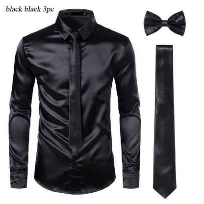 Lightweight Men's Shirt - Lucas-Black-S-Nora Luxe