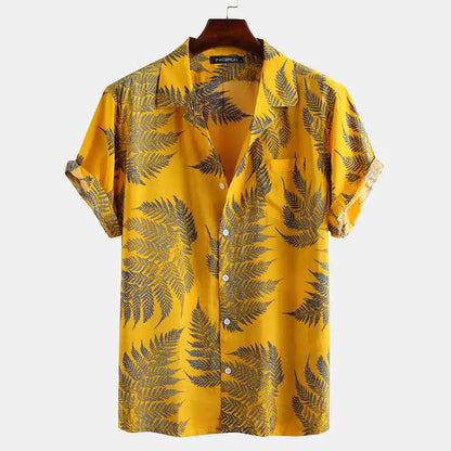 Slim Fit Men's Casual Summer Shirt - Pexav