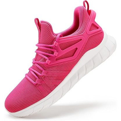Lightweight Mesh Women's Hiking Sneakers - Georgia-Pink-3.0-Nora Luxe