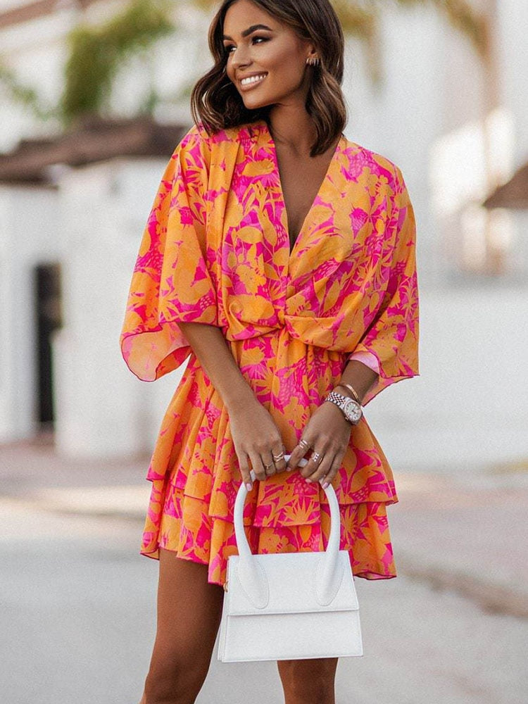 Pretty Short Summer Dress - Pexav