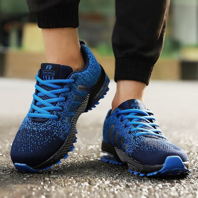 Lightweight Orthopaedic Sneakers - AeroFlex-Blue-3.5-Nora Luxe