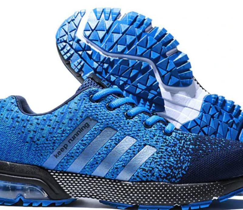Lightweight Orthopaedic Sneakers - AeroFlex-Blue-3.5-Nora Luxe