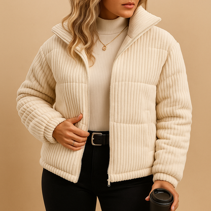 Slim Fit Women's Down Puffer Coat - Nocini