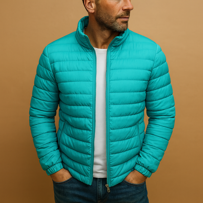 Men’s lightweight quilted summer jacket with a casual quilted design, ideal for spring and summer and easy to combine with everyday outfits.