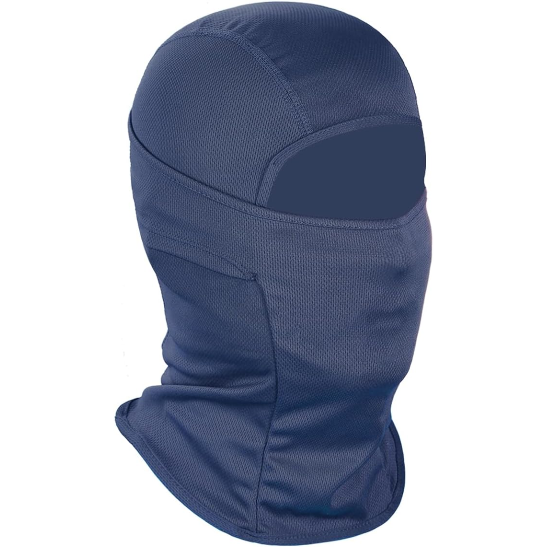 Lightweight Ski Mask with UV Protection - AlpineShield-Marine Blue-Nora Luxe
