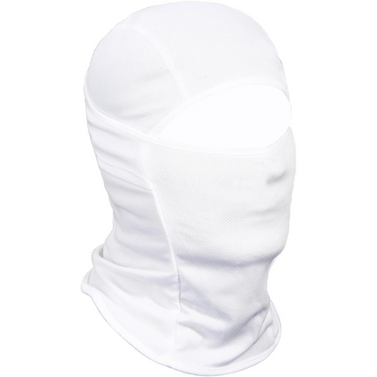 Lightweight Ski Mask with UV Protection - AlpineShield-White-Nora Luxe