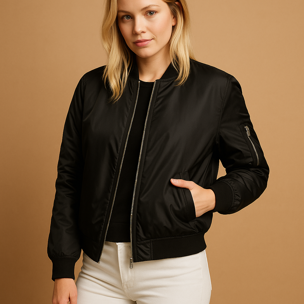 Slim Fit Women's Summer Bomber Jacket - Nocini