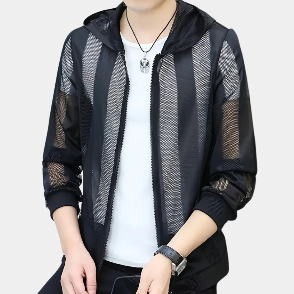 Breathable Water Resistant Mens Hooded Jacket - Pexav