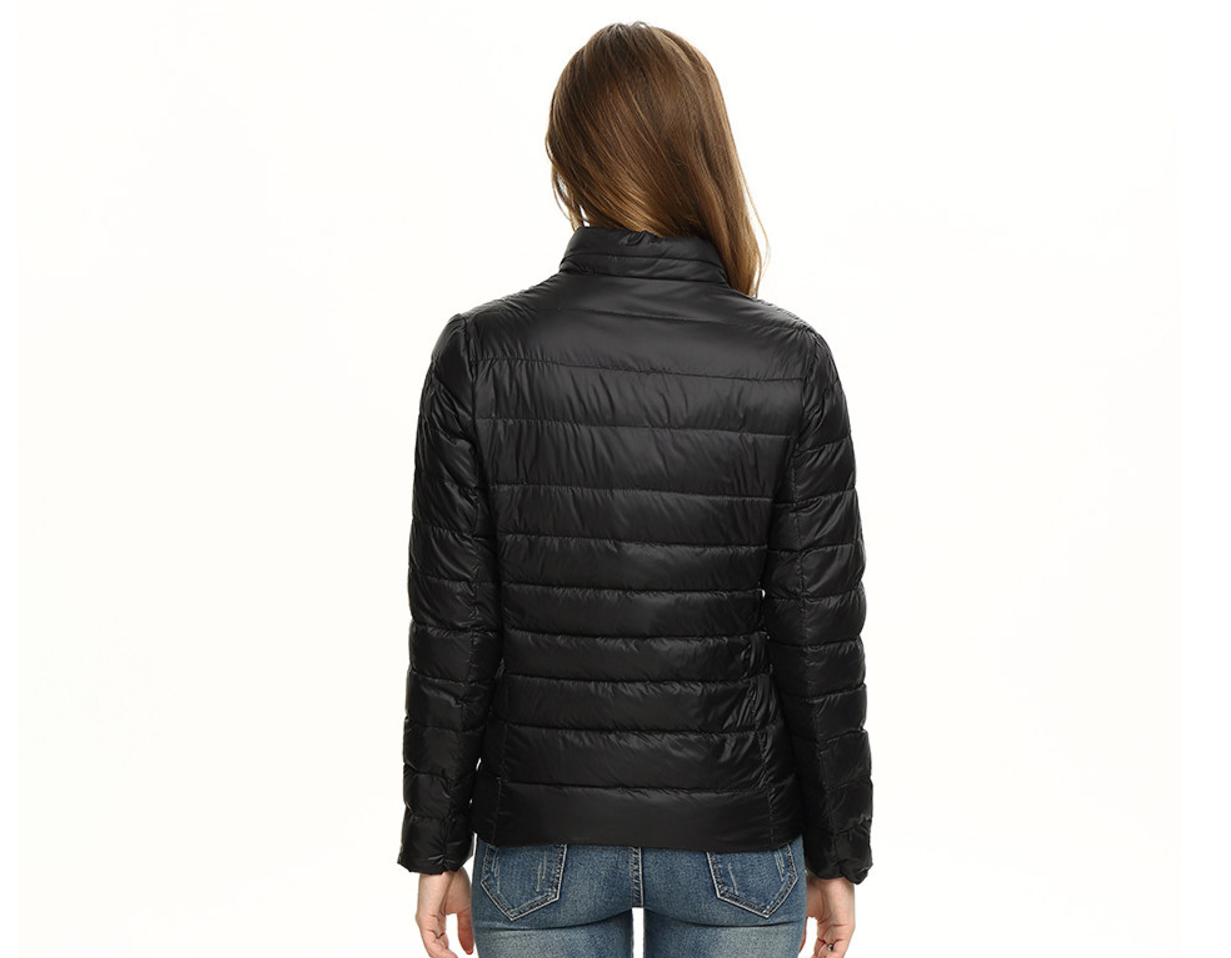 Lightweight Waterproof Down Jacket - Urban Shield-Beige-S-Nora Luxe