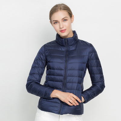Lightweight Waterproof Down Jacket - Urban Shield-Beige-S-Nora Luxe