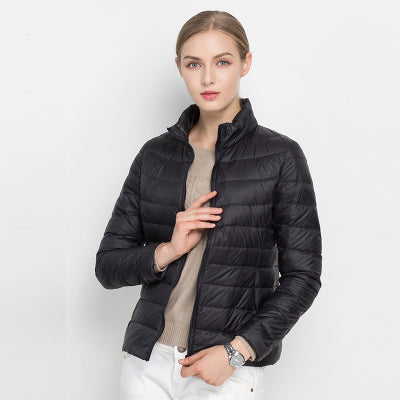 Lightweight Waterproof Down Jacket - Urban Shield-Black-S-Nora Luxe