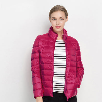 Lightweight Waterproof Down Jacket - Urban Shield-Fuchsia pink-S-Nora Luxe
