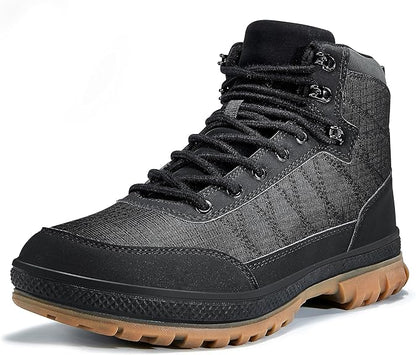 Lightweight Waterproof Men's Walking Shoes - Mark-Gray/Black-7.0-Nora Luxe