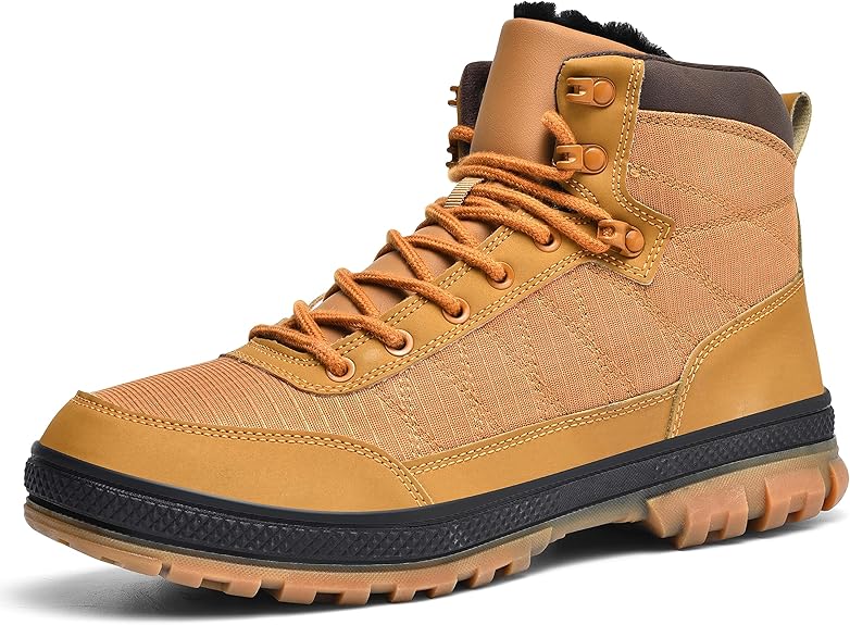 Lightweight Waterproof Men's Walking Shoes - Mark-Light Brown-7.0-Nora Luxe