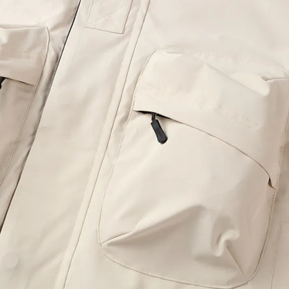 Lightweight Windbreaker for Men - Victor-Beige-S-Nora Luxe