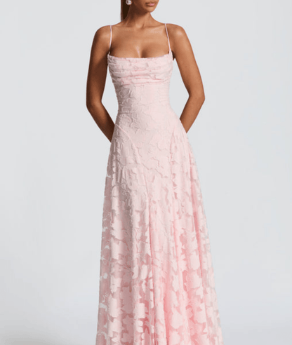 Image of Lilly | Women's Spaghetti Strap A-Line Maxi Dress