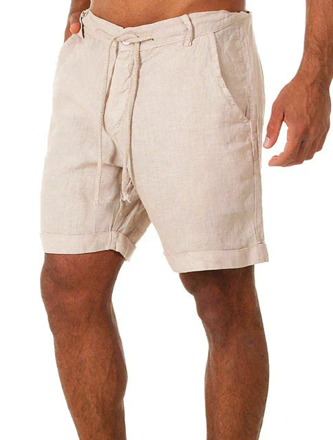 Light Gray Casual Shorts for Men - Pexav