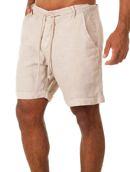 Light Gray Casual Shorts for Men - Pexav