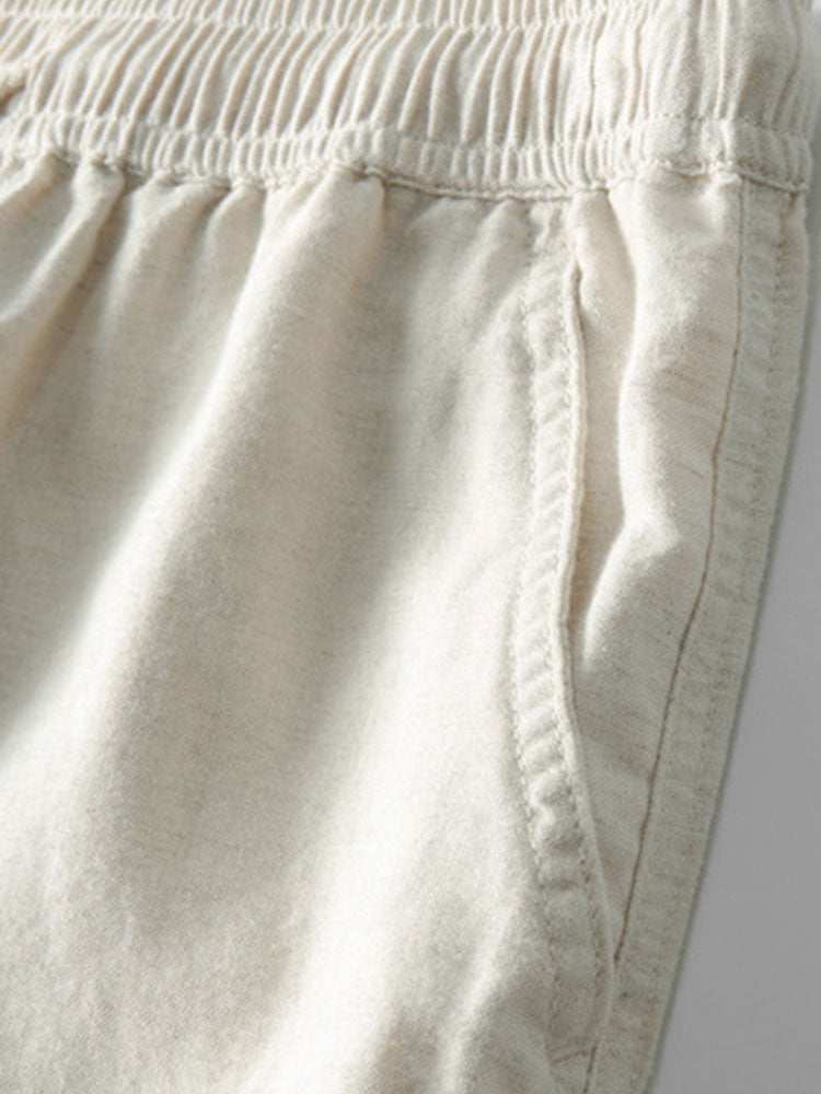 Linen Set - Ramos-Beige-S-Nora Luxe
