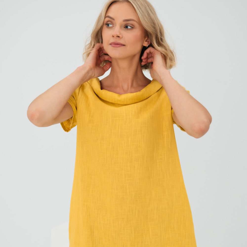 Lightweight Casual Midi Dress for Women - Pexav