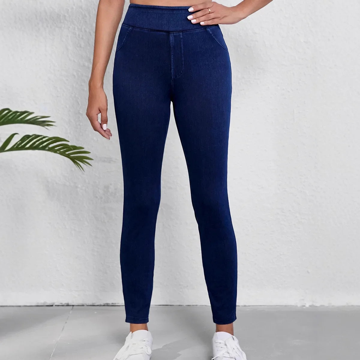 Women's Slim Fit High Waist Stretch Jeans - Olytrend