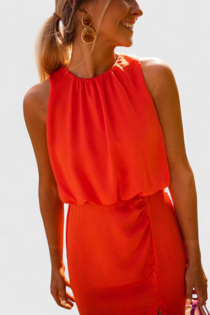 Theonae | Soft Casual Knee Length Dress