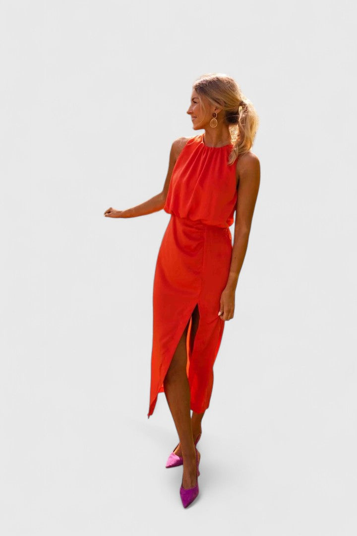 Theonae | Soft Casual Knee Length Dress