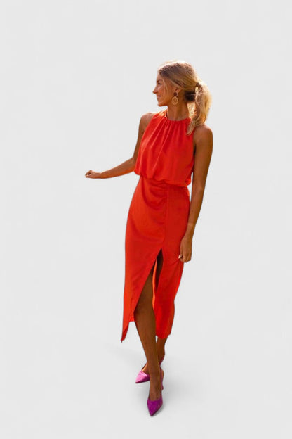 Theonae | Soft Casual Knee Length Dress