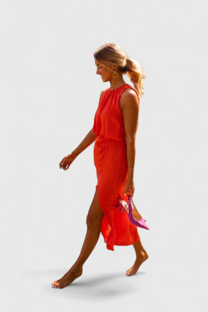 Theonae | Soft Casual Knee Length Dress