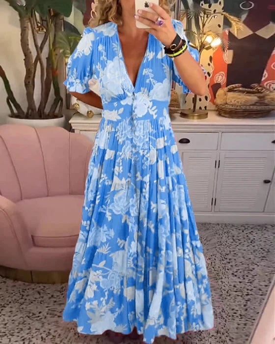 Elegant Long Flowy Maxi Dress
