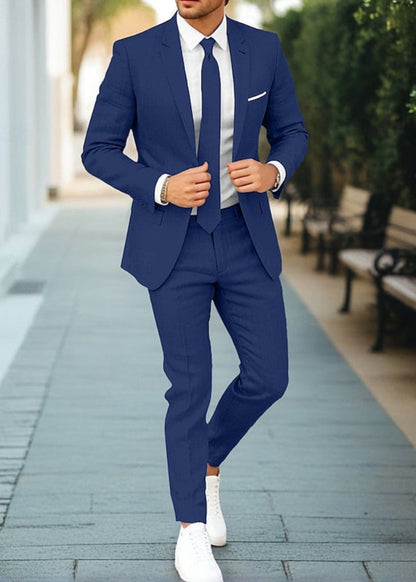 Relaxed Fit Two Piece Suit