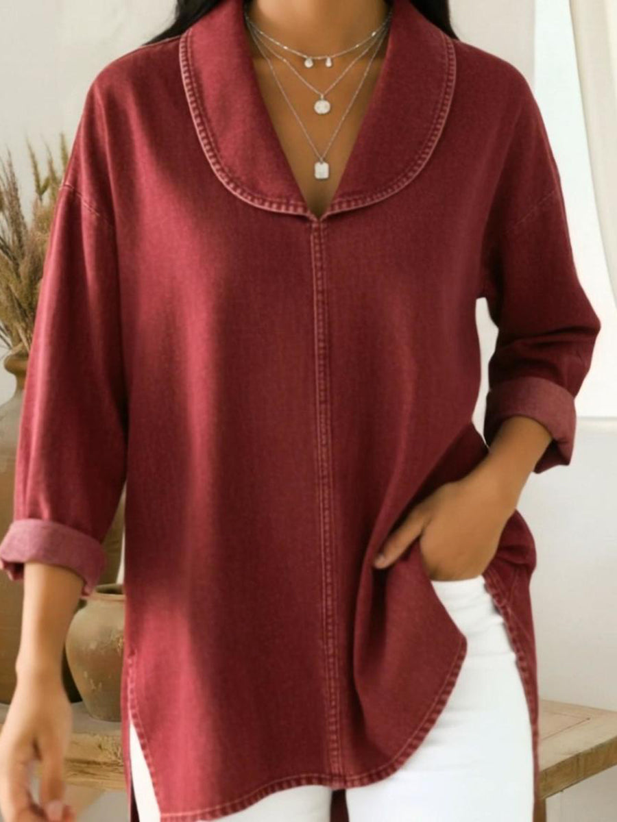 Image of Lola | Women's Long Sleeve Tunic Blouse