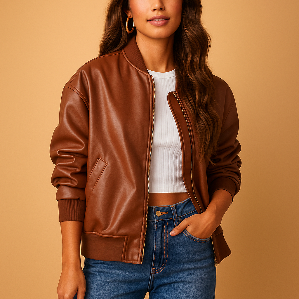 Women’s long coat with tailored fit and baseball-style accents, ideal for stylish city wear and casual outings.