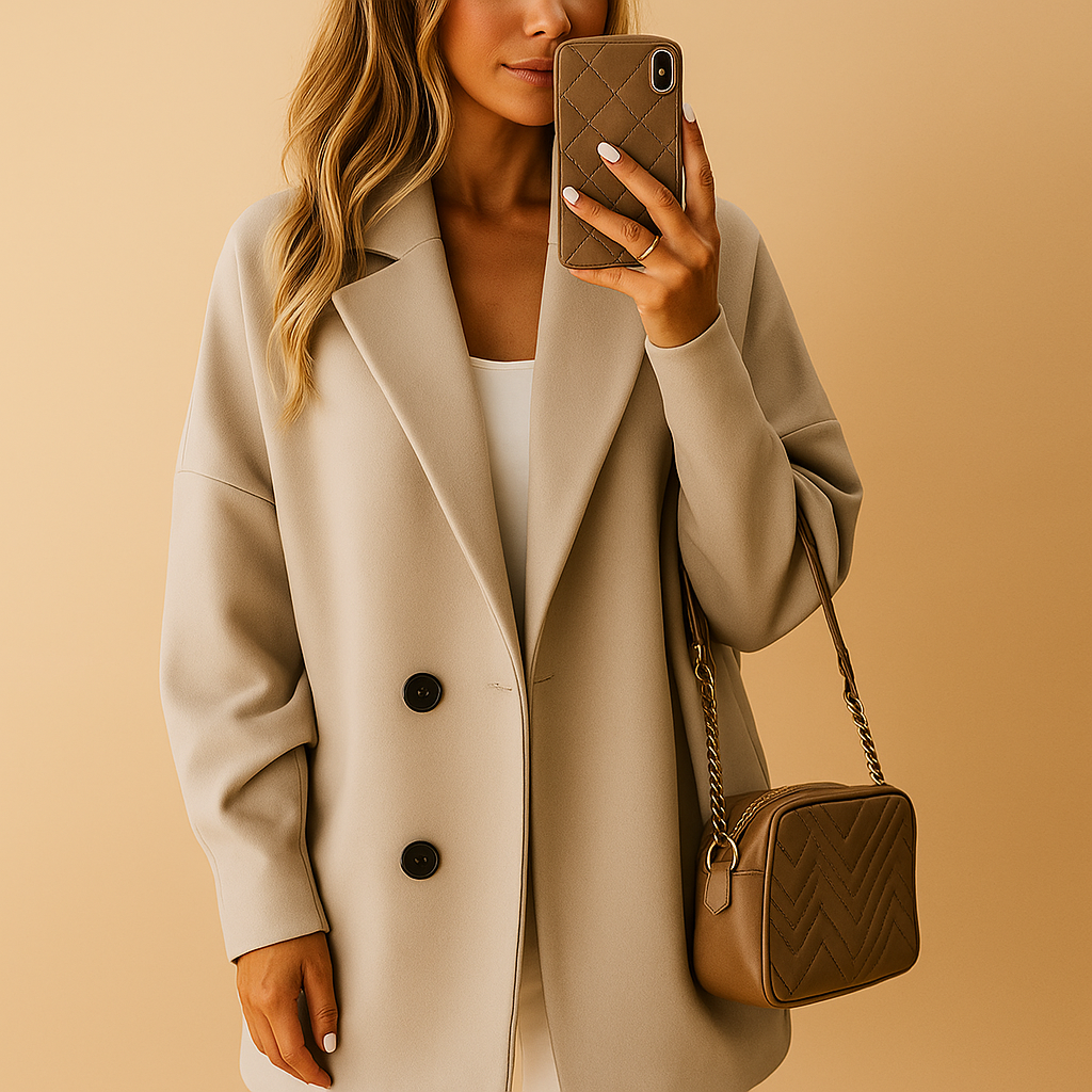 Stylish Purple Women's Winter Coat - Nocini