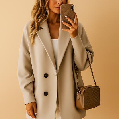 Stylish Purple Women's Winter Coat - Nocini