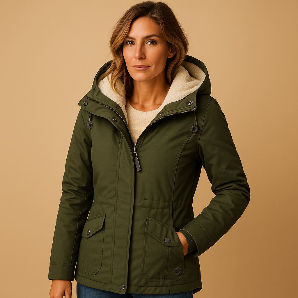 Long elegant winter coat for women | Marise - Nocini
