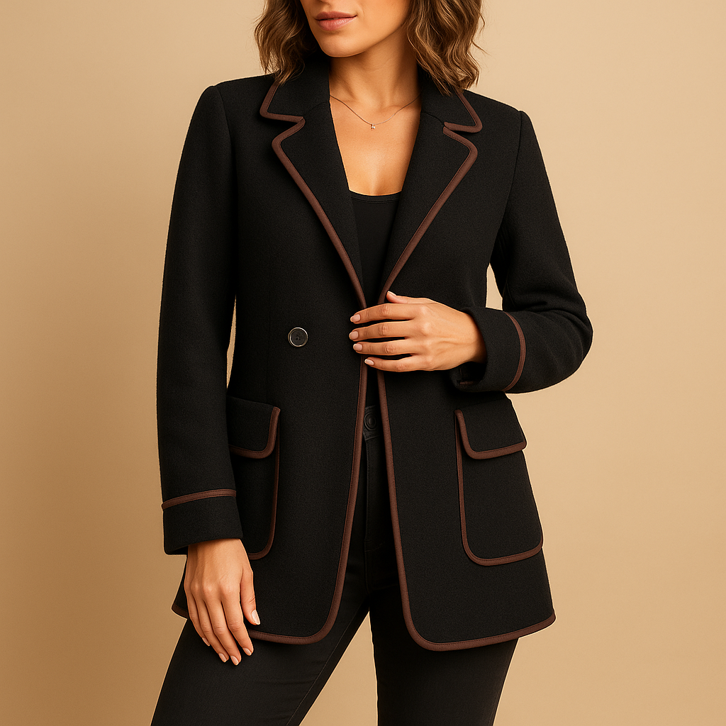 Long lined casual blazer for women | Harper - Nocini