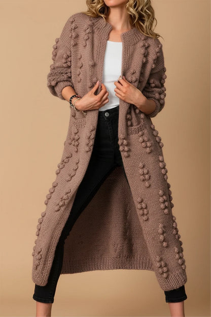 Cozy Oversized Open Cardigan for Ladies