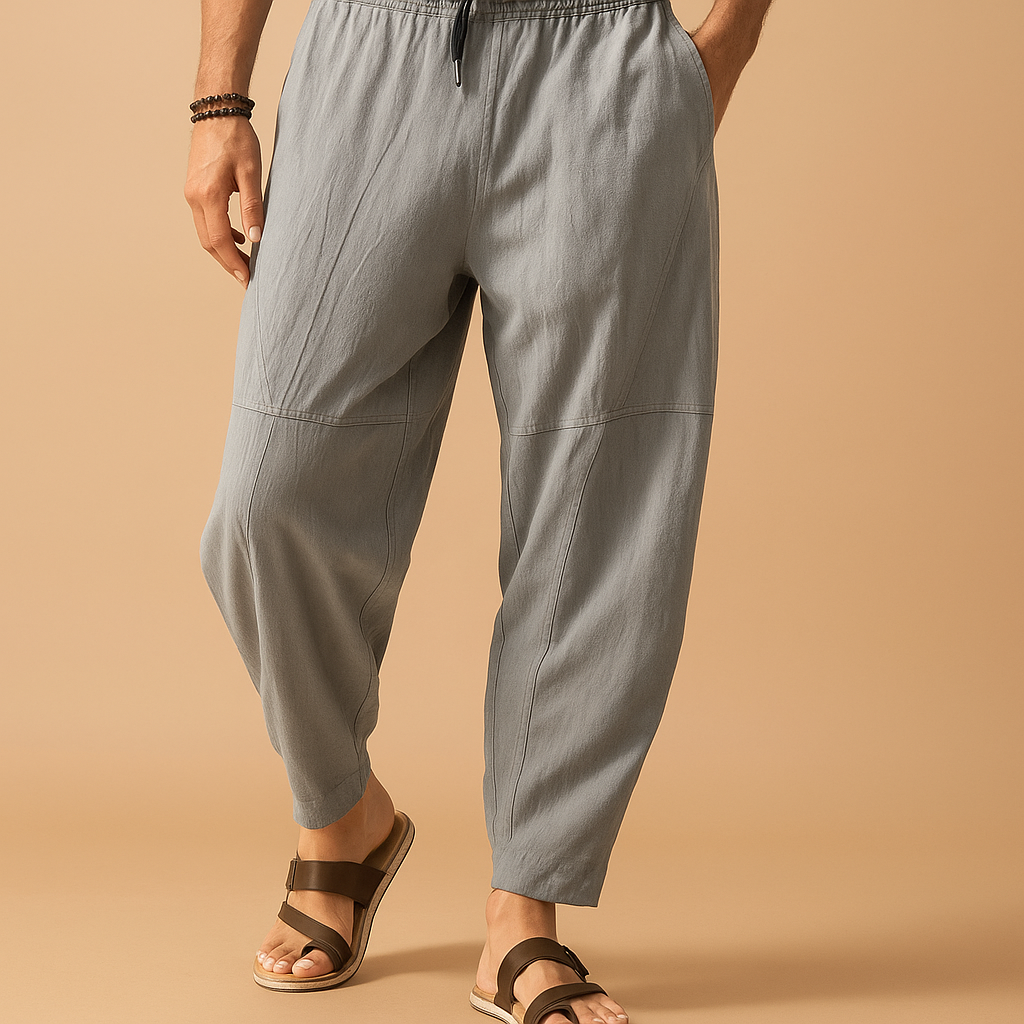 Loose cotton pants for men | Adrian - Nocini